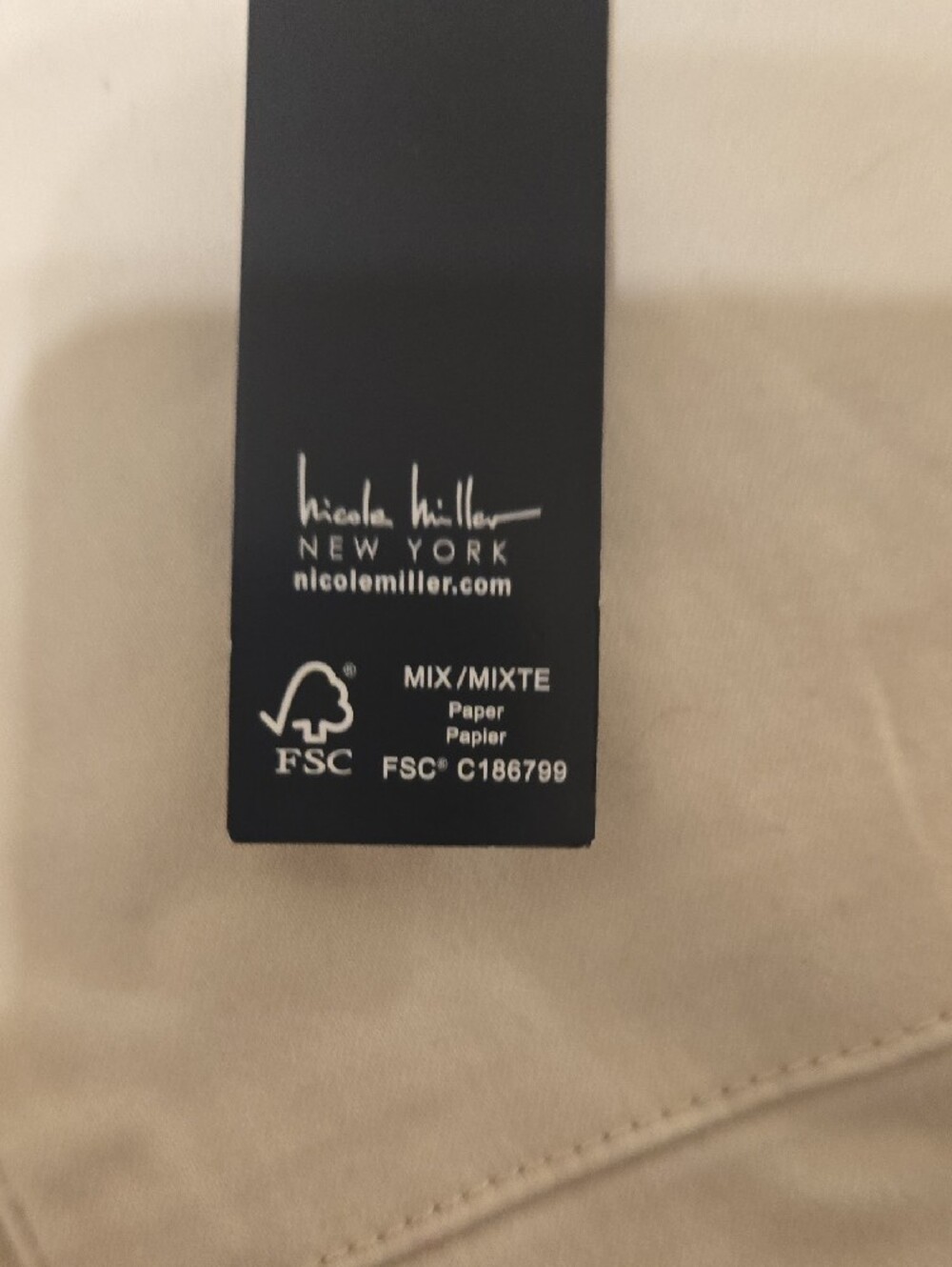 ⛱️Nicole Miller Cream Drawstring Elastic Waist Pants - Picture 6 of 11